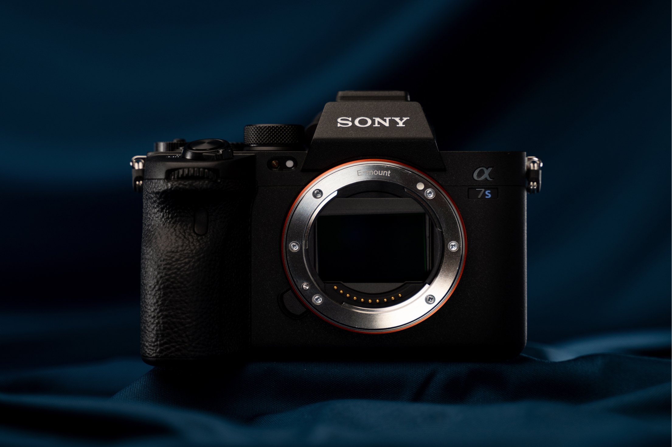 A Sony body, shot as product
