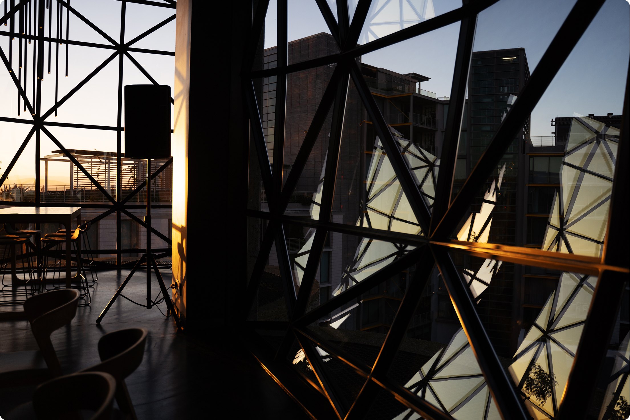 Inside the Zeitz MOCAA structure