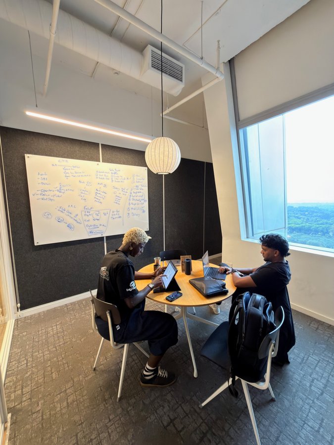 A strategy session round the table