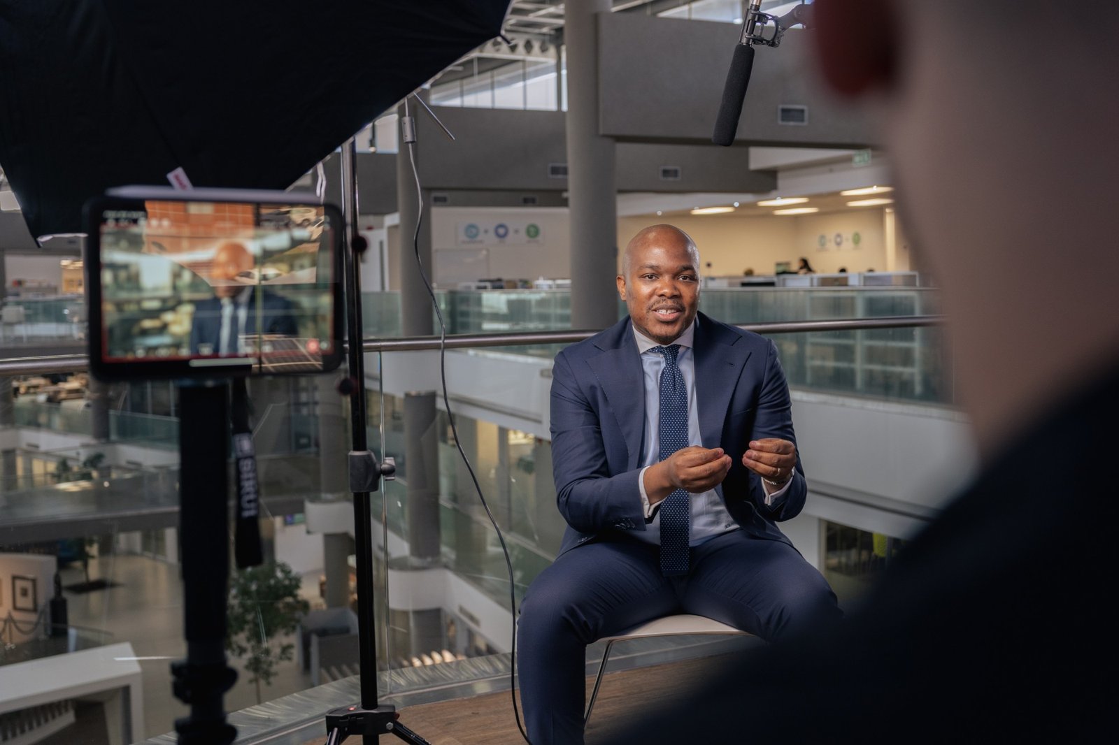 Behind the scenes on a Sage Spotlight shoot